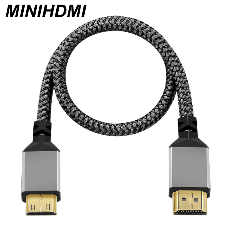 MINI HDMI To HDMI Cable Male A Male HD Adapter Converter For TV Camera 3m