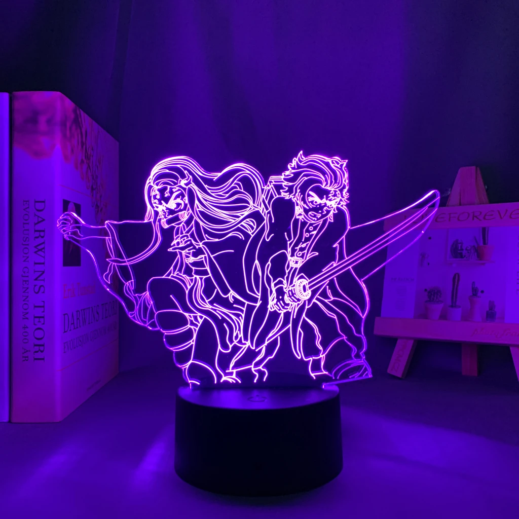 Anime Kanroji Figure 3d Light, Bedroom Decor Night Light, Table Lamp, Birthday Gift 3