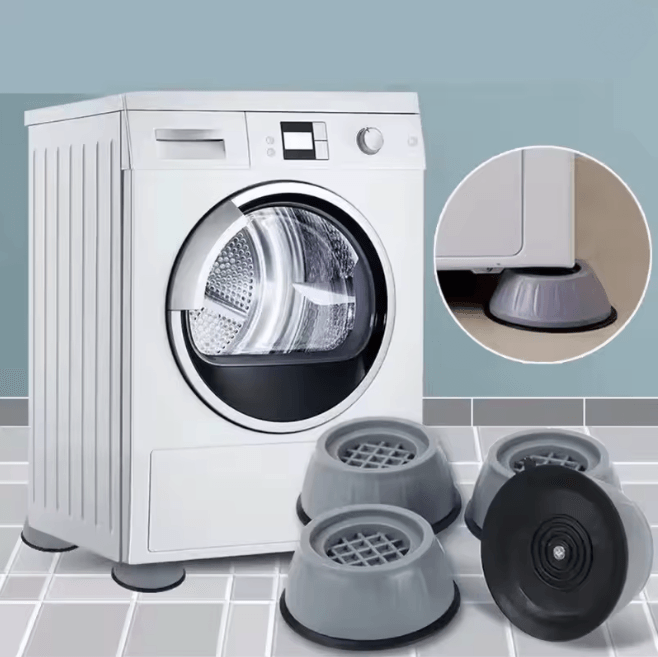 QuietStep Washing Machine Shock Pads Anti Vibration Silicone Feet a