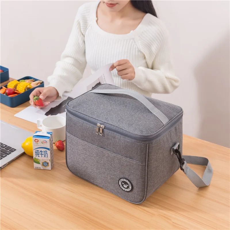 Insulated Waterproof Lunch Bag black m
