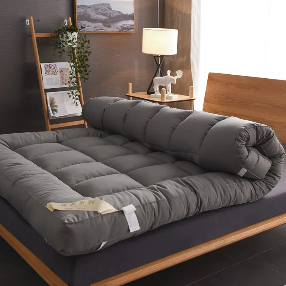 Tatami Mattress For Adults, Foldable Dormitory Mattress, Breathable Thickened Japanese Style Mattress, Versatile Sleep grey 200x220cm