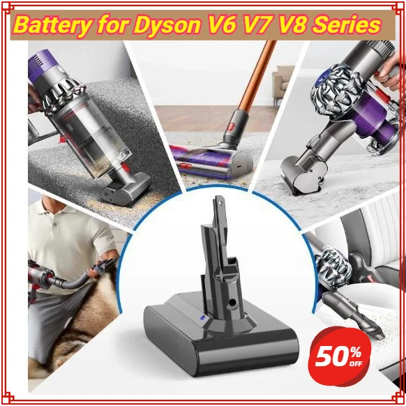 Akku für Dyson V6 V7 V8 Serie DC62 SV11 SV10 Handstaubsauger Ersatzakku Ersatzakku für Dyson Image