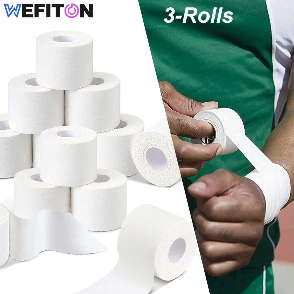 3 Rollen Foam Sport Underwrap Athletic Foam Tape Sports Pre Wrap Athletic Tape für Knöchel, Handgelenke, Hände und Knie Image