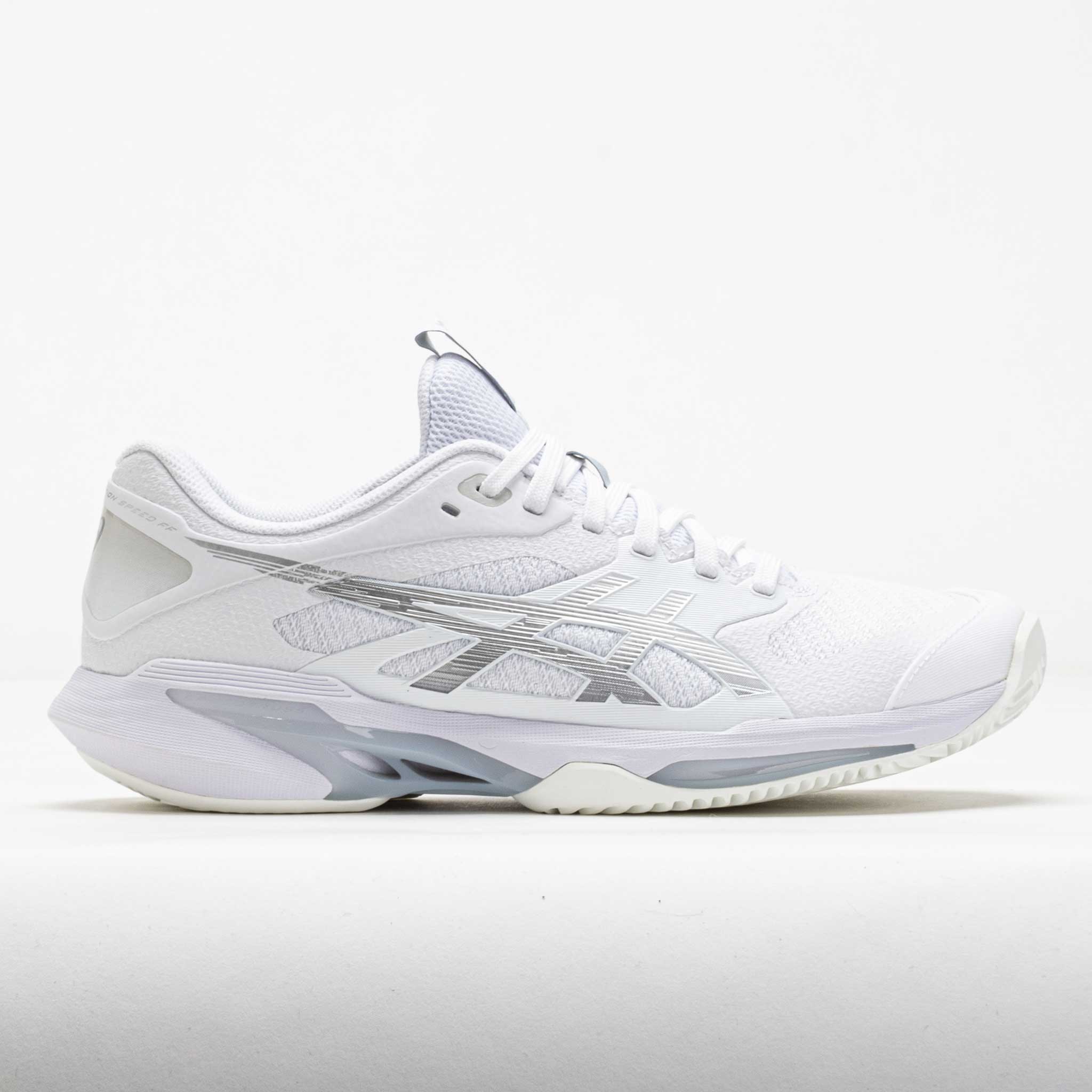 ASICS Solution Speed FF 4 Clay Women's Tennis Shoes White/Pure Silver
