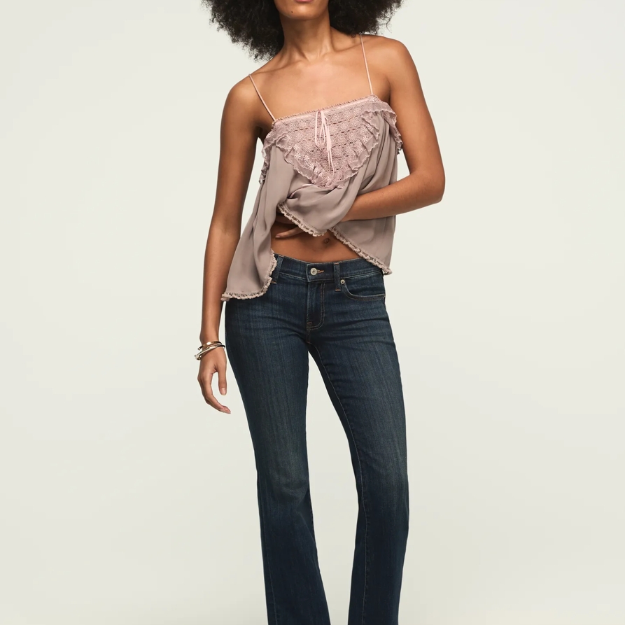 Lucky Brand Mid Rise Sweet Flare - Women's Pants Denim Flare Flared Jeans in New Heights Wash, Size 29 x 30