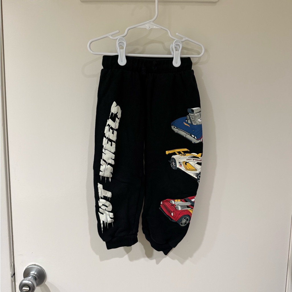 Zara Bottoms | Zara Hot Wheels Joggers 3-4 Years | Color: Black | Size: 3tb
