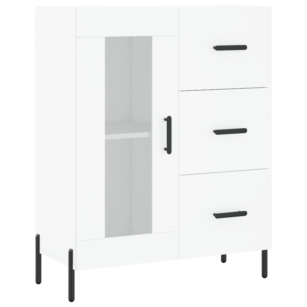 vidaXL Sideboard Weiß 69,5 x 34 x 90 cm Holzwerkstoff Image