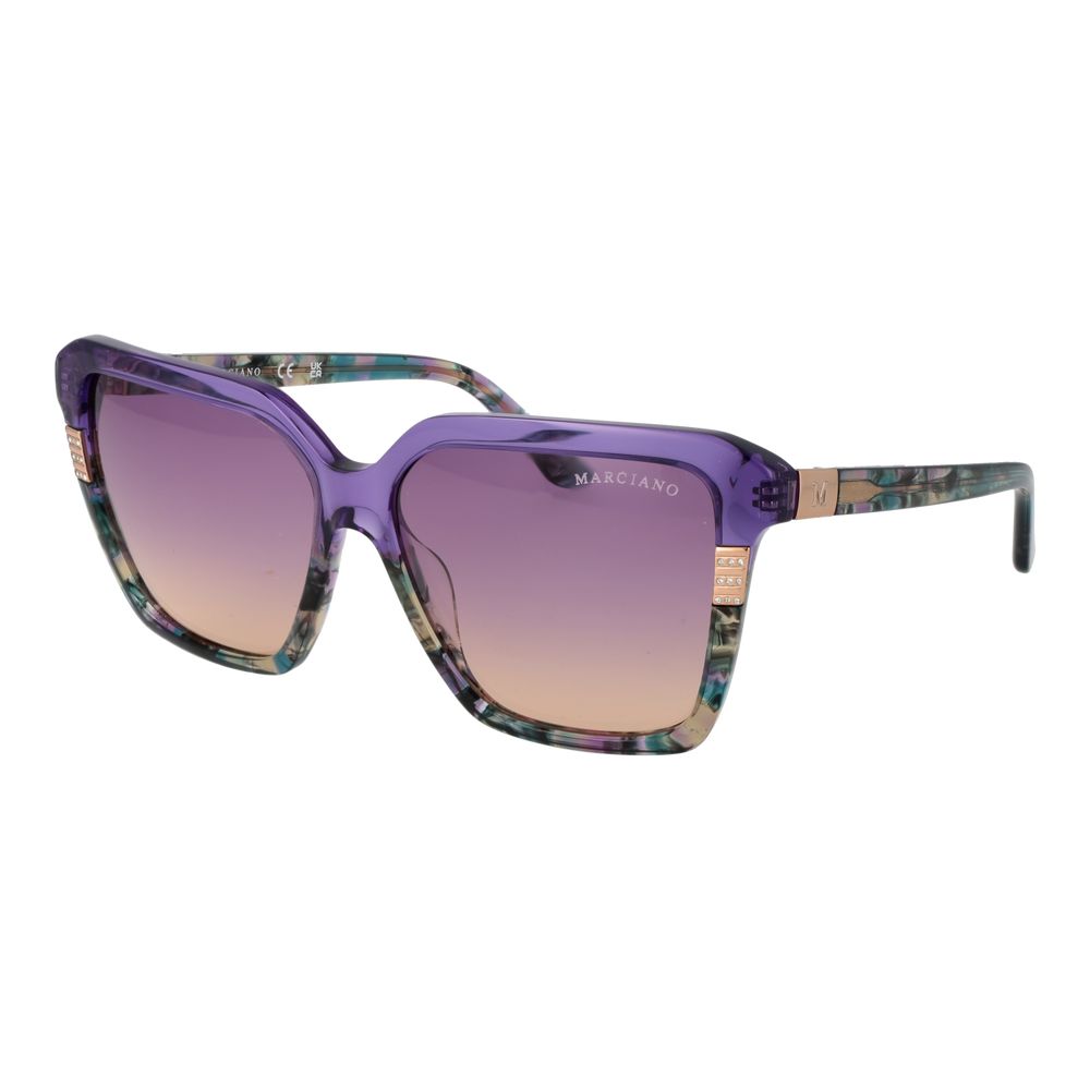 Lila Acetat Sonnenbrille
