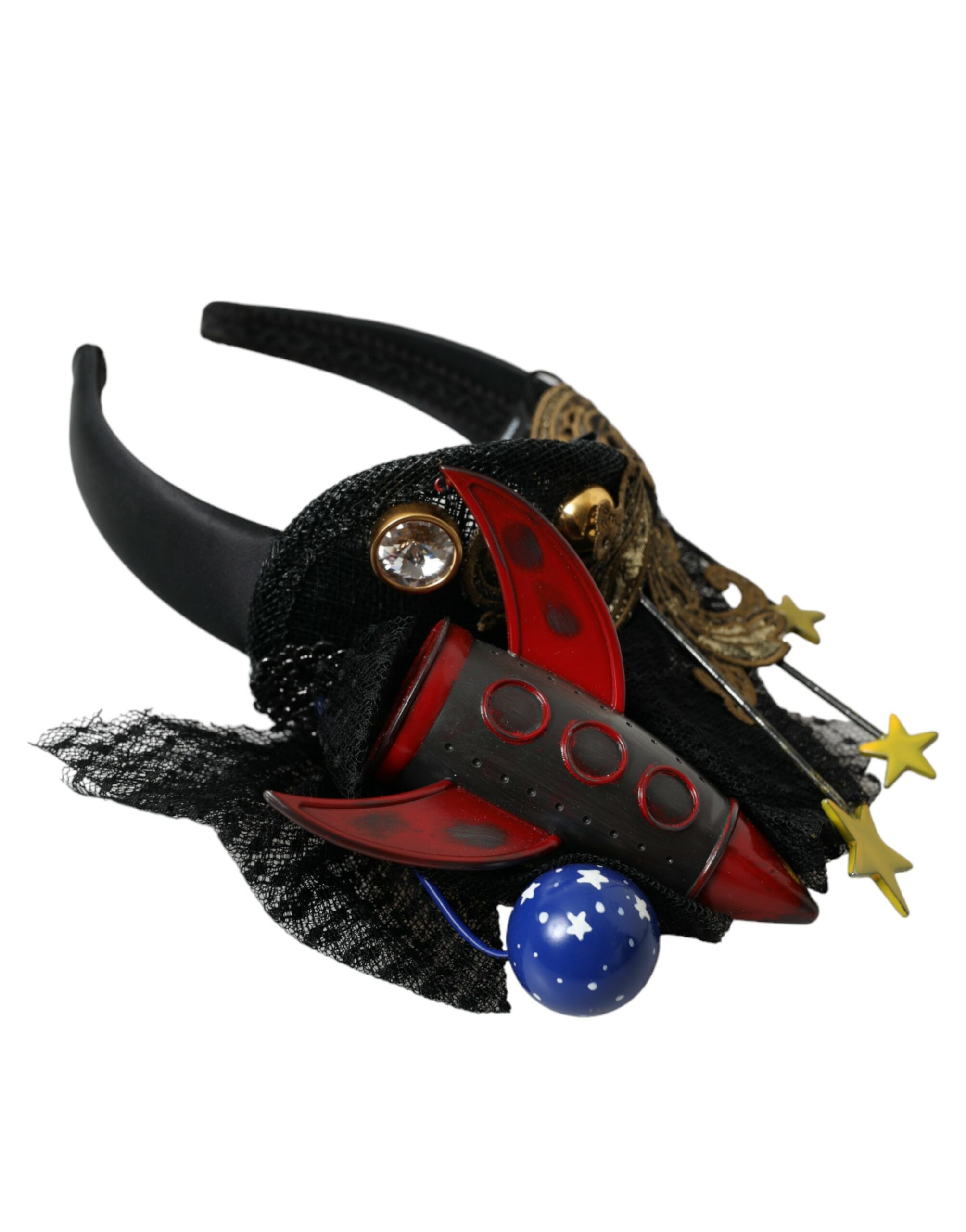 Multicolor Raketen-Kristallstern-Haarreif Diadem