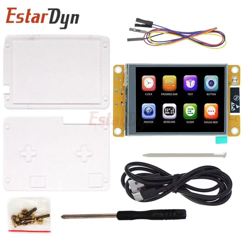 ESP32 LVGL WIFI & Bluetooth Board 2,8 zoll LCD TFT Modul 240*320 Smart Display Bildschirm Mit Touch/Anwendbare schutzhülle Image