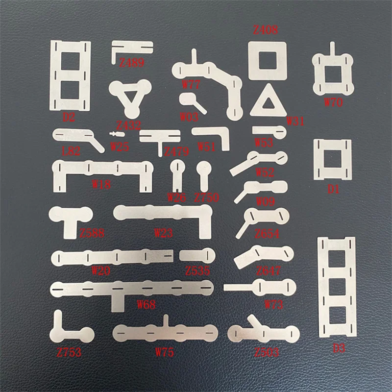 100 stücke Dicke 0,12mm Vernickelt Stahl Streifen 18650 Batterie Spot Schweißer Nickel Blatt Image