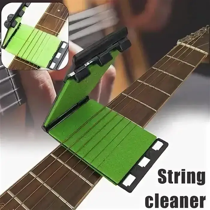 Schnell wirksamer Gitarrensaitenreiniger, Werkzeug zur Wartung der Gitarrensaiten, Gitarrenzubehör für die Saitenpflege, Gitarrenpflege Image