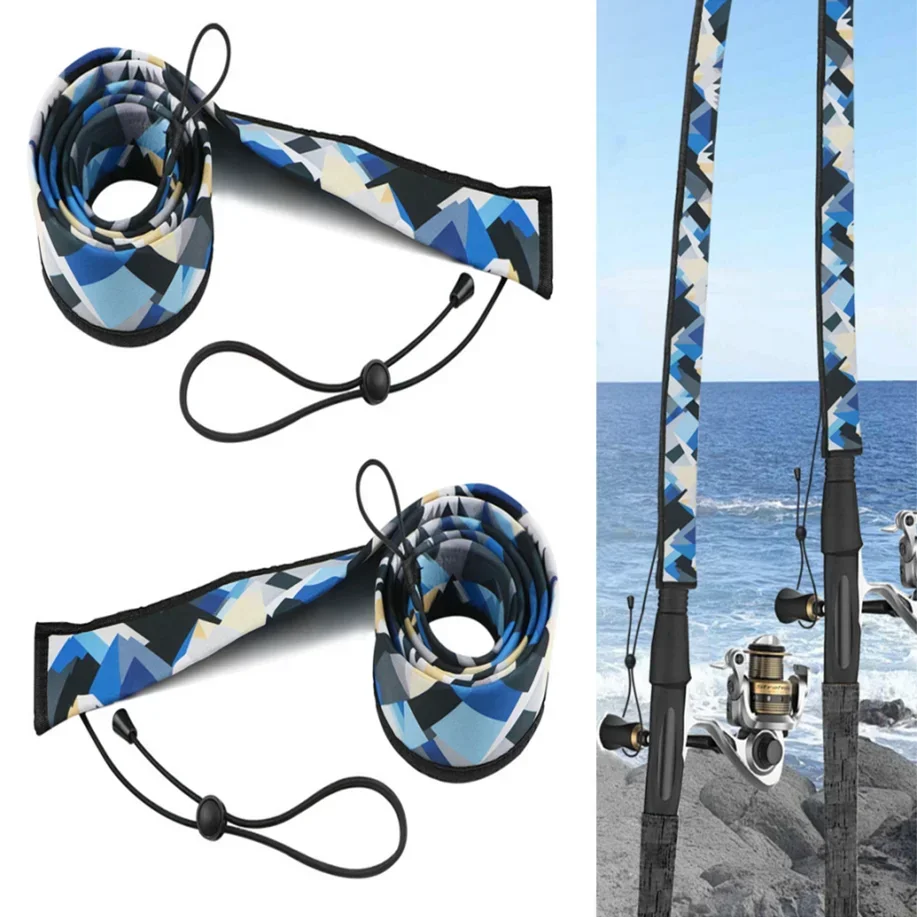 Neopren Angelrute Hülse Angelrute Schutzhülle Pannensichere Ruten Abdeckung Socke für Casting/Trolling/Spinnrute Image