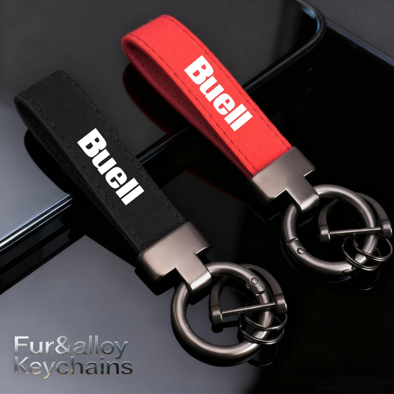 Für Buell 1125R 1125Cr X1 Xb9 Xb12 XB12Scg Ulysses XB12s Xb12x Lightning M2 Cyclone S1 Leder Wildleder Schlüsselbund Motorrad Schlüssel Image