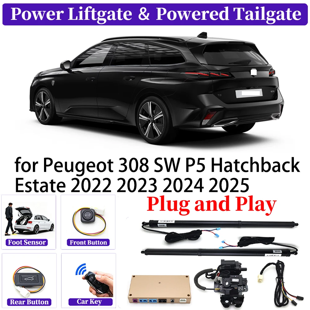 Per Peugeot 308 SW P5 Hatchback Estate 2022 2023 2024 2025 Auto Kit Portellone Elettrico Automatico Smart Auto Sistema Portellone Elettrico