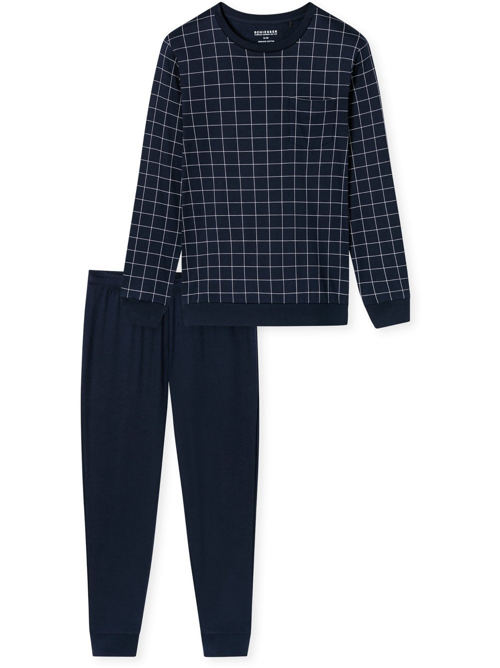 Schiesser Pyjama Herren marine, 60 Image