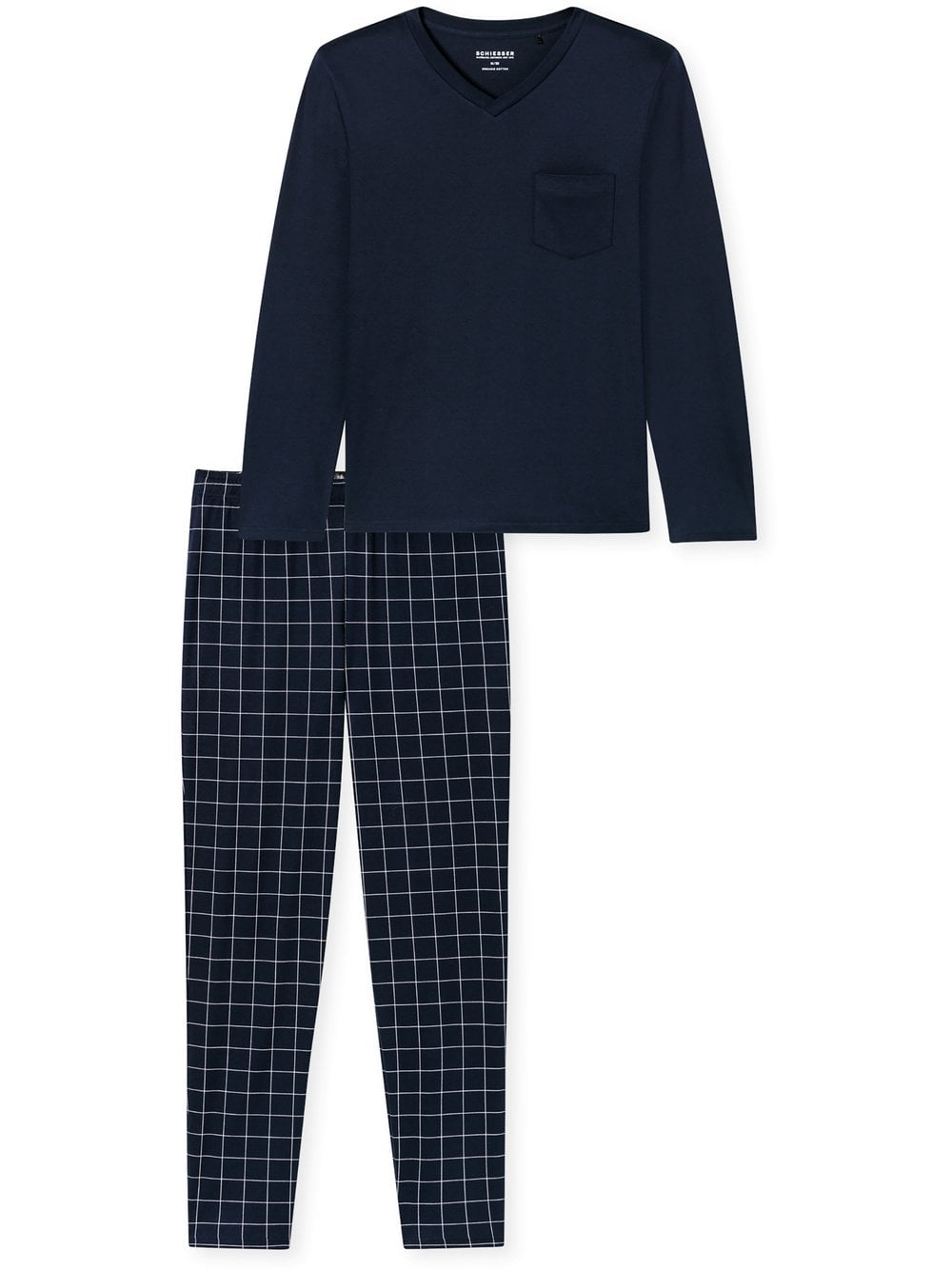 Schiesser Pyjama Herren marine, 62 Image