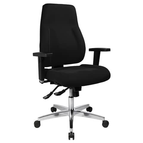 Topstar Drehstuhl P91 mit Armlehnen, schwarz Image
