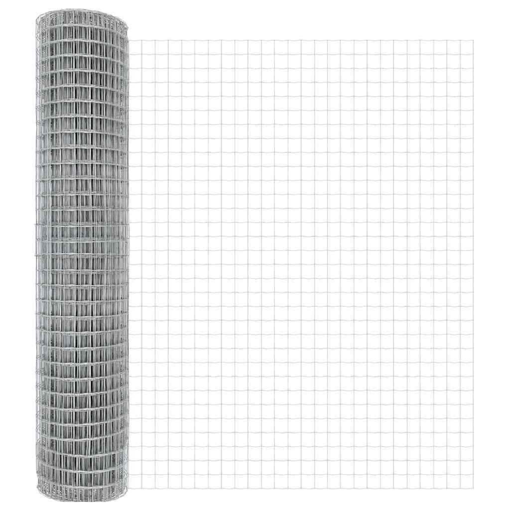 vidaXL Eurozaun 1,6 x 10 m PVC-beschichtetes Eisen Image