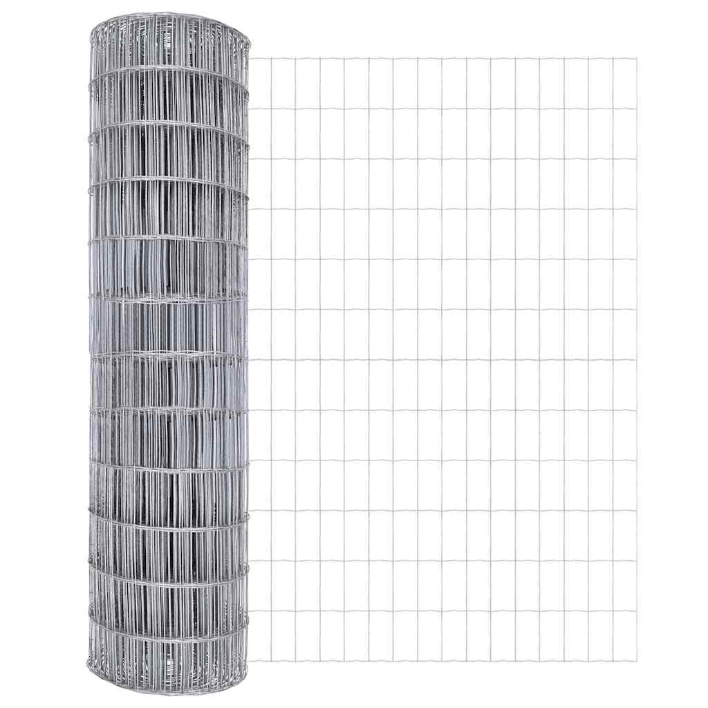 vidaXL Eurozaun 1,2 x 25 m PVC-beschichtetes Eisen Image