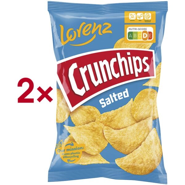 Crunchips Kartoffelchips »Salted« 2x 150 g Image