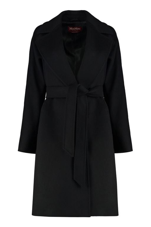Wool Robe - Black - Max Mara Coats