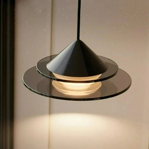 16 cm Kreis-/Runddesign Pendelleuchte Glas Glas Lackierte Oberflächen Modern 110-120V 220-240V Image