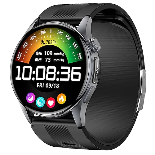 Neue Smartwatch mit hochpräziser Luftpumpe, 1,56-Zoll-AMOLED-Display, EKG, umfassender Schlafüberwachung, Gesundheitsfunktionen, Bluetooth-Telefonie, NFC, Airbag und Stratton. Image