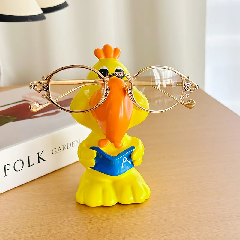 Miniso Kreative Kleine Huhn Gläser Lagerung Rack Tier Stehen Ornament Gläser Lagerung Halter Gläser Shop Requisiten Dekoration