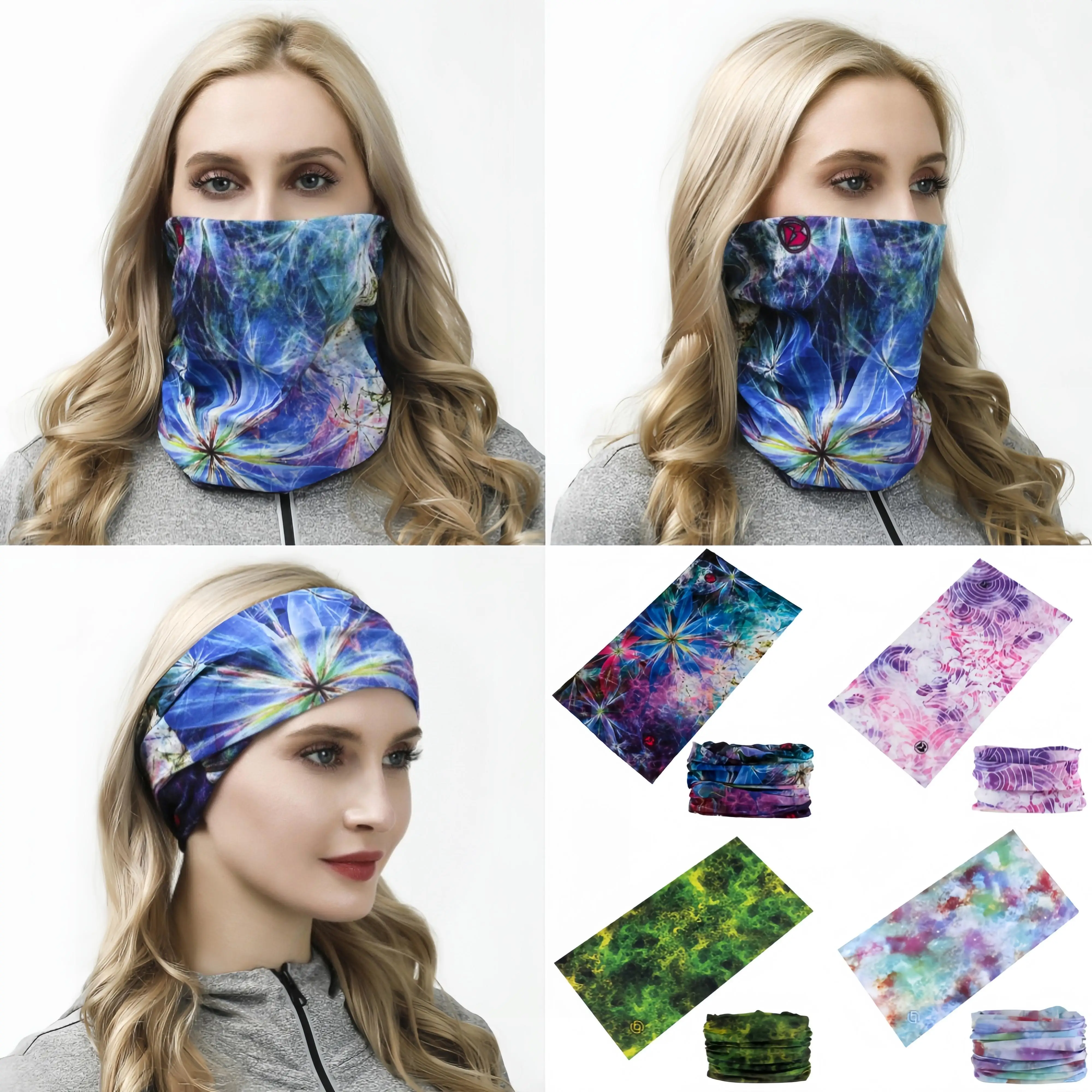 Bandana de cyclisme pour femmes et hommes, masque de vélo multi-usage, cagoule de sport, bandeau de cou, écharpe de Sport, Turban Hijab, 2024