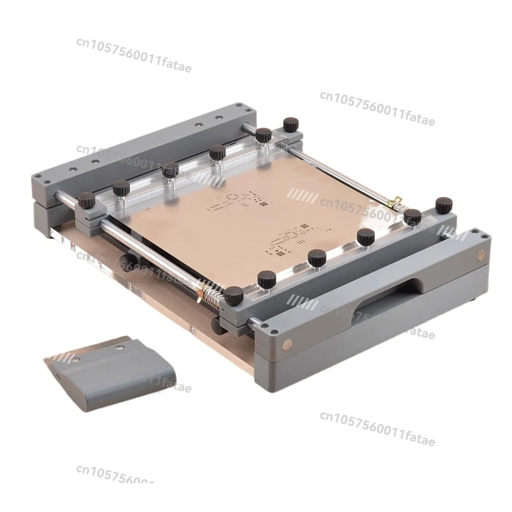 250x250MM Manuelle PCB Schablone Drucker Desktop SMT Siebdruck Maschine Präzision Ausrichtung für Lotpaste Image