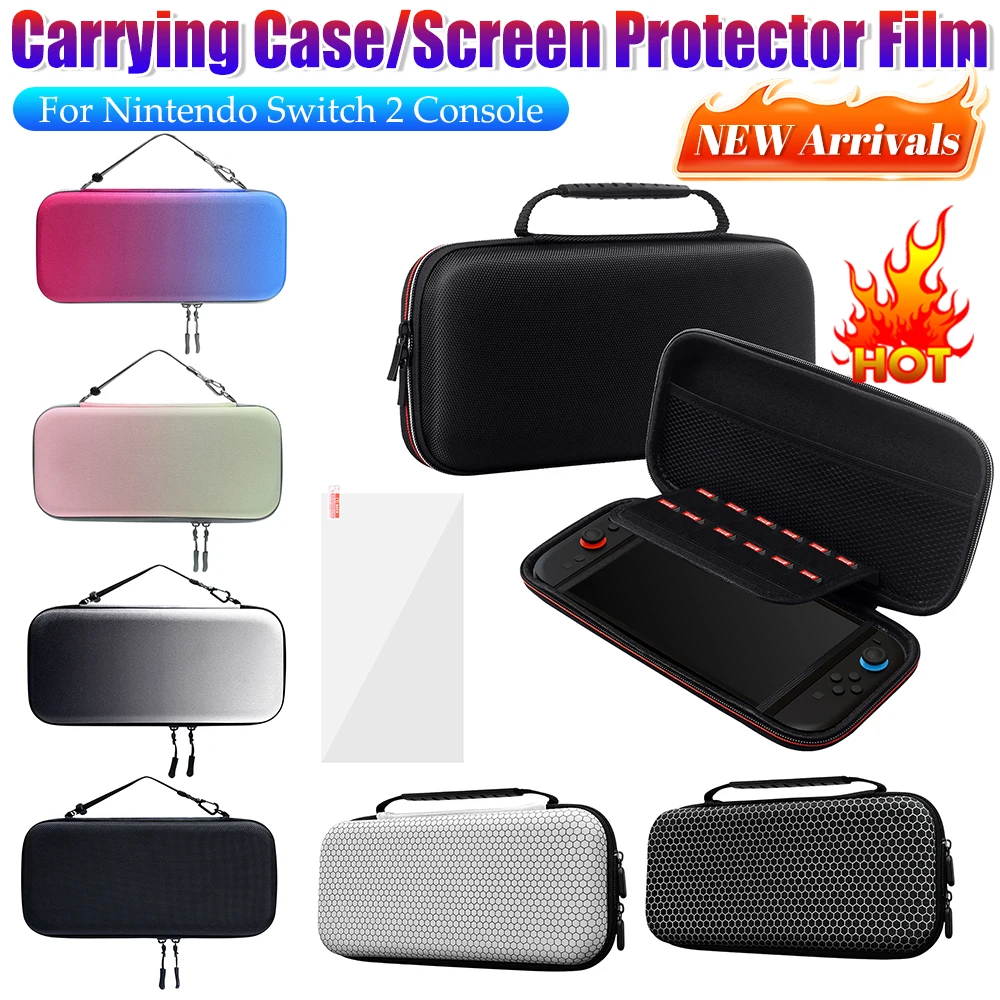 Hartschalen-Tragetasche für Nintend Switch, EVA-Hülle, tragbare Tragetasche, Reisetasche für Switch 2-Konsole und Zubehör Image