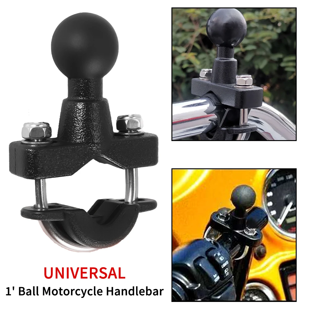 U Bolt Mount Basis Kit Motorrad Lenker Zubehör 2,2 cm Ball Clamp Halterung für Motorrad Telefon Halter Einfache Installation Image