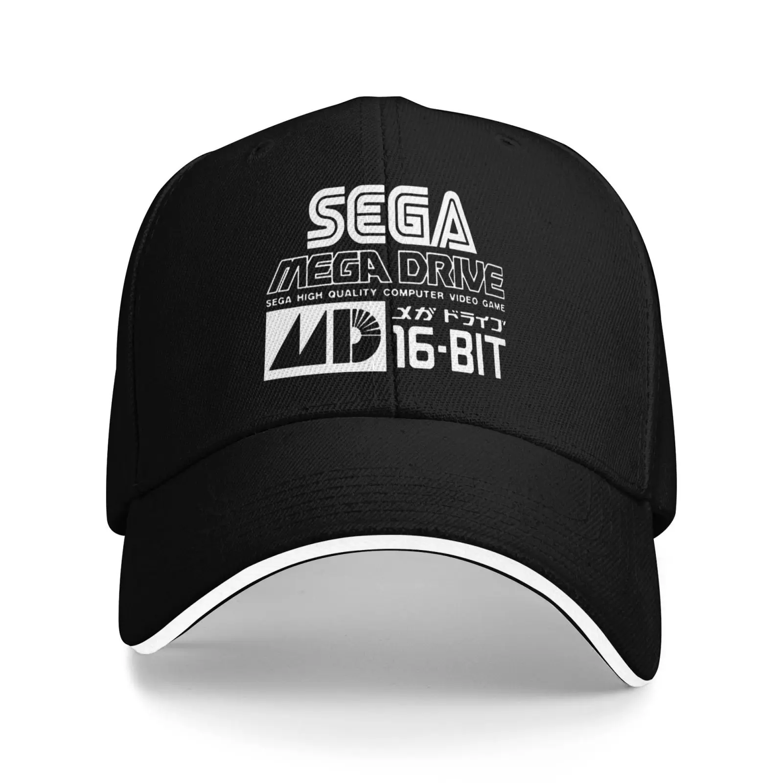 16BIT Segas-MD Videospiel Ergonomische Unisex-Baseballkappe – atmungsaktiv, schnell trocknend, leicht, für Sonnenschutz im Freien Image