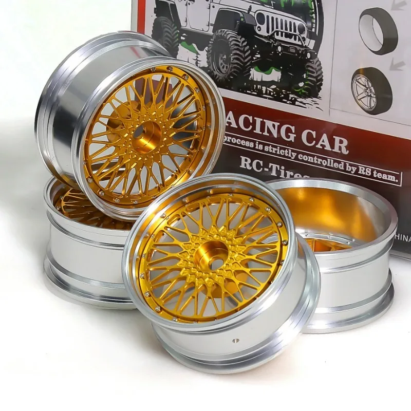 Metall 4PCS On-Road Drift Touring Radnaben Felge für 1/10 Trxs HPI Kyosho RedCat Sakura HSP RC Auto Upgrade Teile