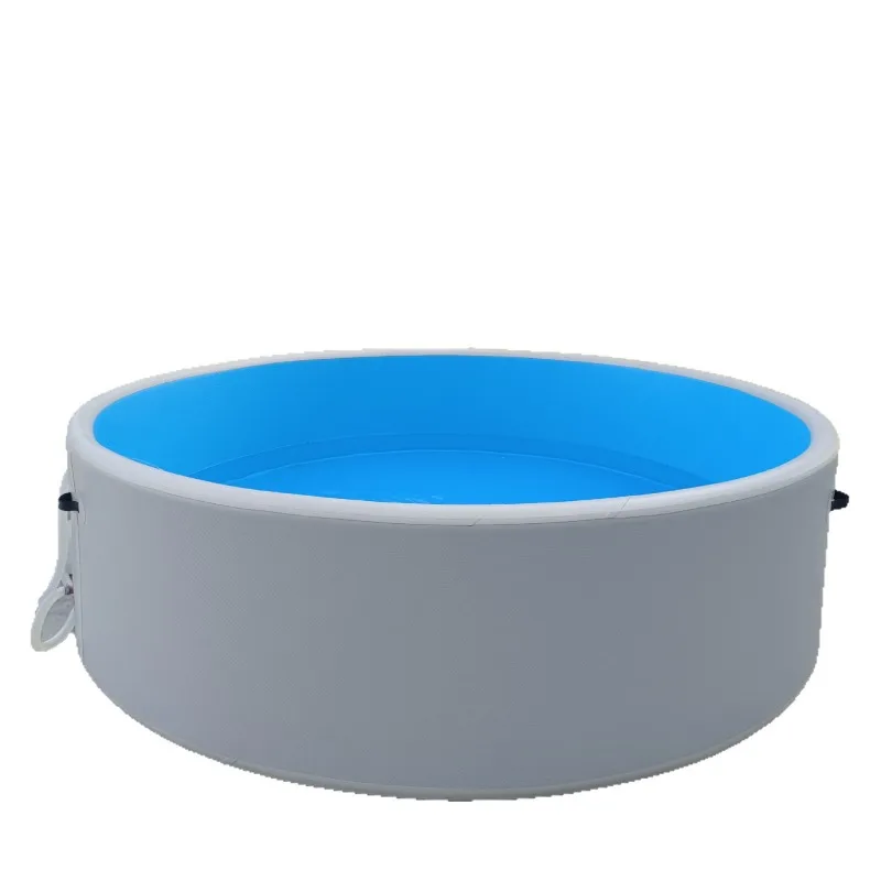 Kommerzieller maßgeschneiderter Outdoor Por Drop Stitch DWF Kinder Erwachsene Langlebiger Infla-Schwimmwasserpool Großer Infla-Pool Image