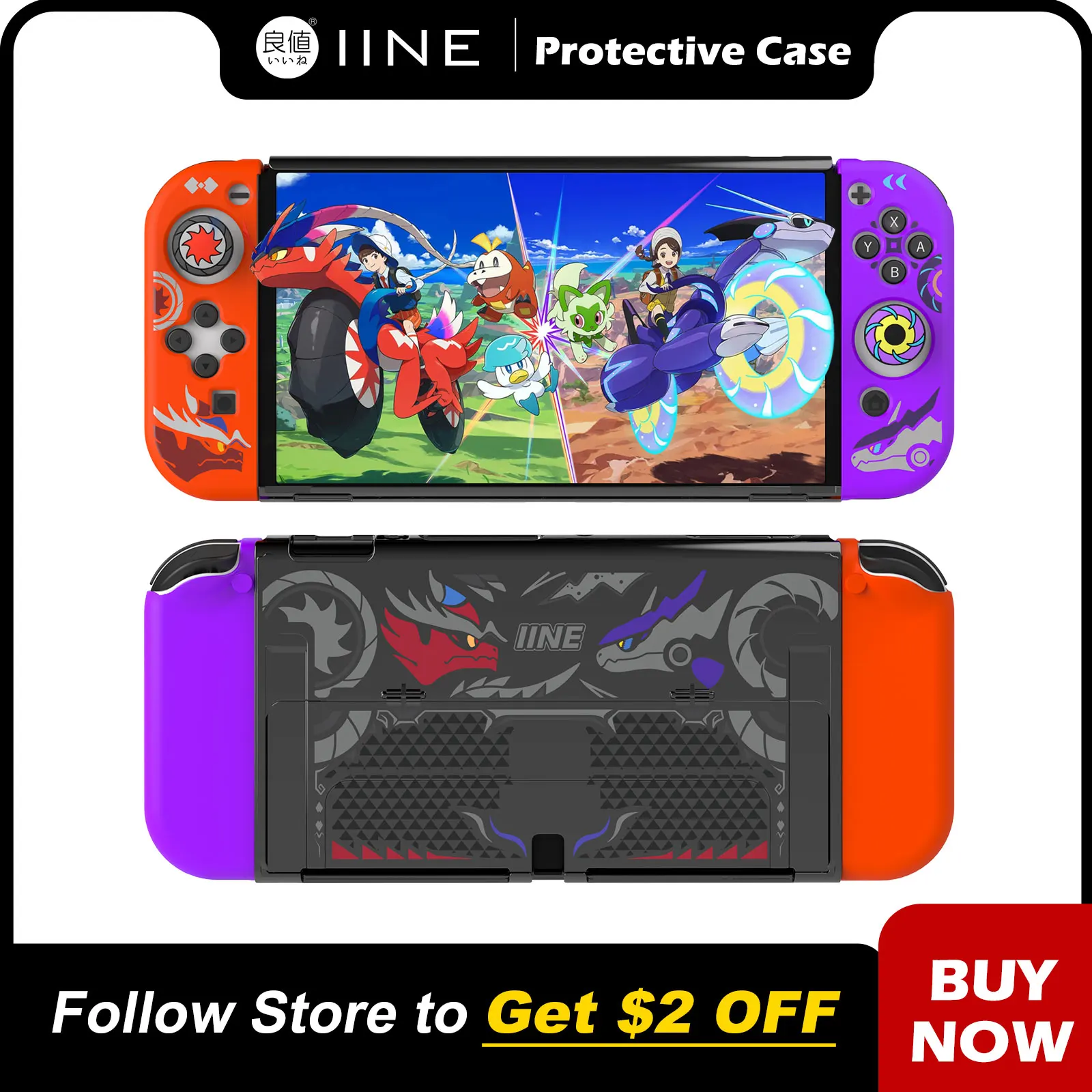 LINIEN-Scarlet & Violet Spiel Zubehör Kompatibel Nintendo Schalter Image