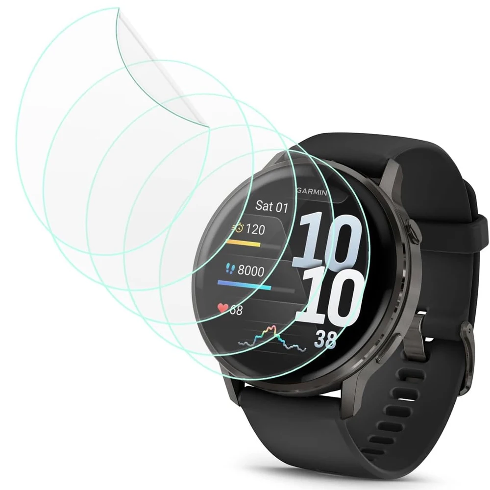 Für Garmin Venu 4 45 mm 41 mm Displayschutzfolie HD Clear Full Coverage Anti Scratch Soft TPU Schutzfolie Garmin Venu 4 45 mm Image
