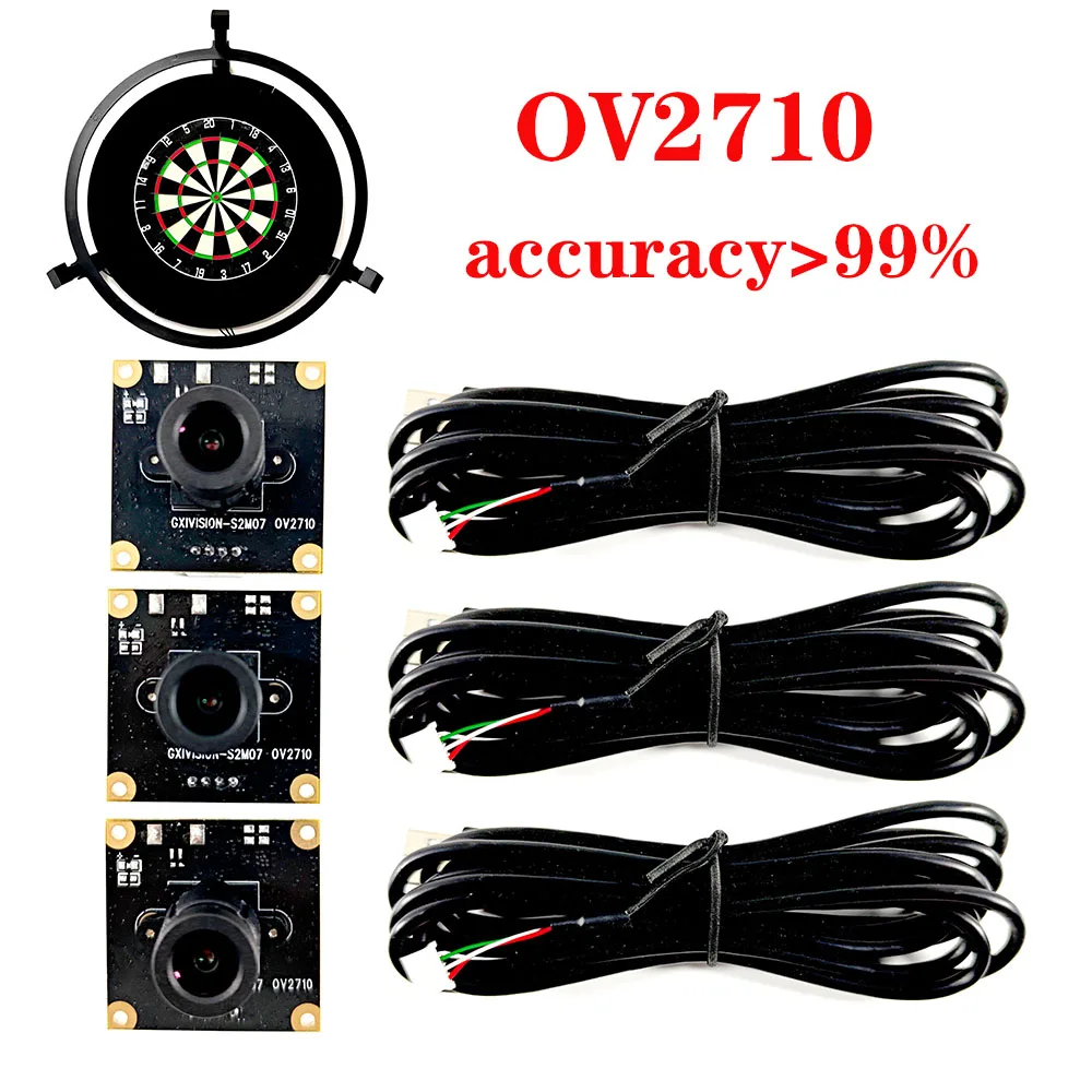 GXIVISION OV2710 3PCS Autodarts.io Scoring-System Kamera 100-Grad-Objektiv 2MP 1080P Kameramodul Image