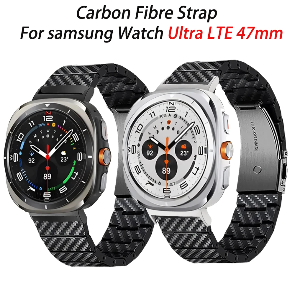 Kohle faser armband für Smasung Galaxy Uhr 7 Ultra 47mm lte leichtes Armband für Samsung Watch Ultra 47mm Band Armband Image