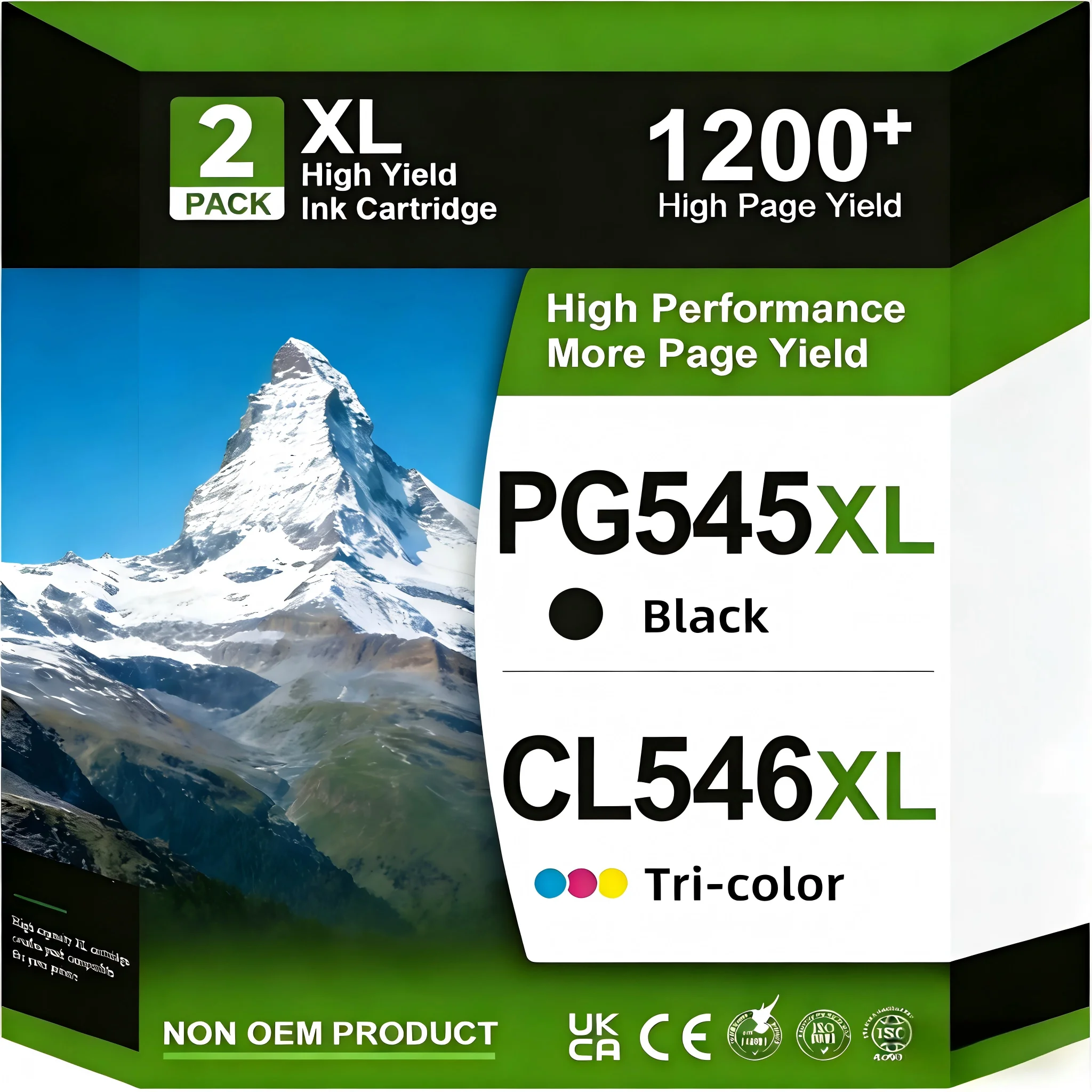BAIINK PG-545XL CL-546XL Ersatz für Canon PG545 XL CL546 XLPixma TS3450 TS3350 TS3150 TR4550 TR4650 MG2550S MG3050 MX495 Image