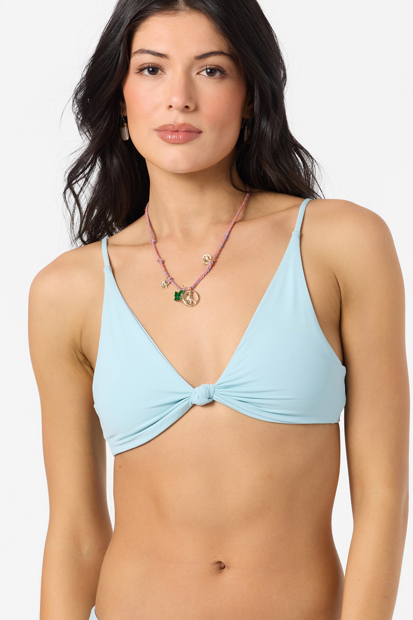 O'Neill Women's Saltwater Solids Pismo Bralette Bikini Top in Stratosphere, Size DD, Elastane/Polyamide, Best Women's Swimwear, Best Women's Swimwear