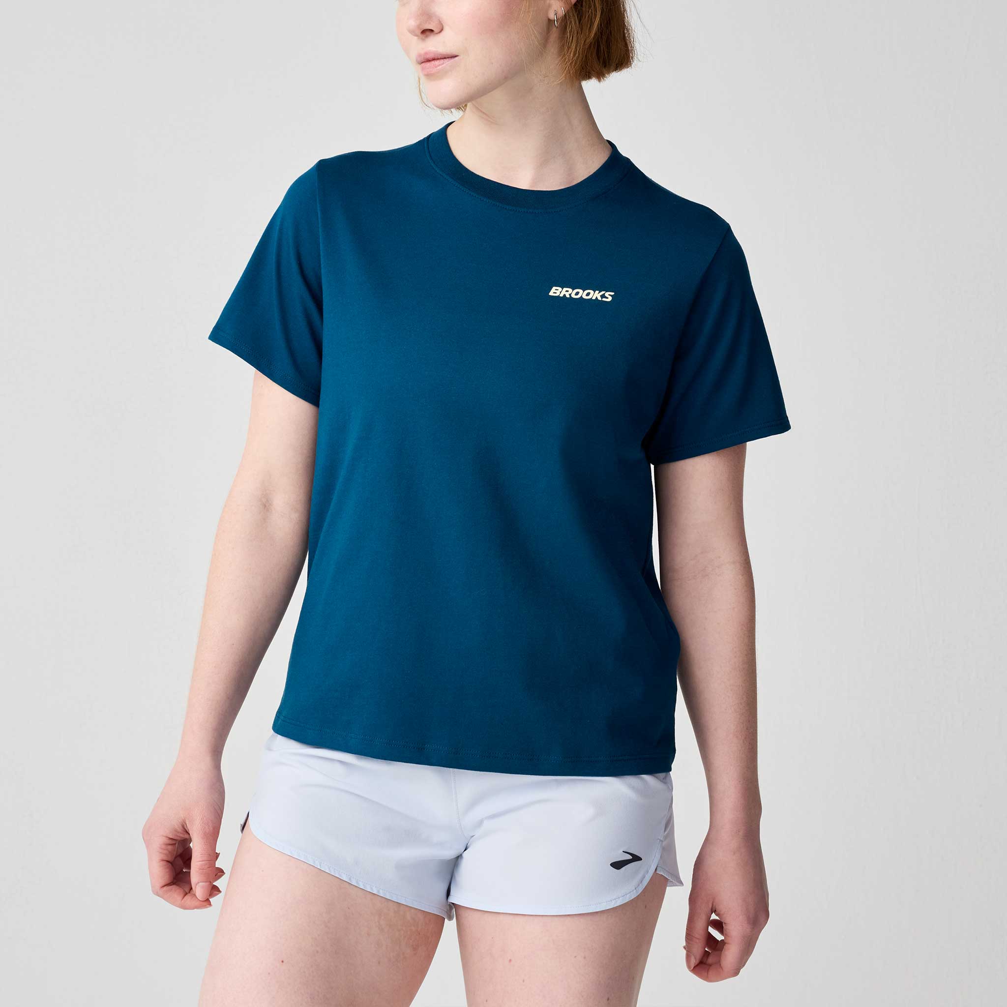 Brooks Graphic Short Sleeve Women's Running Apparel Cosmo/Luminary