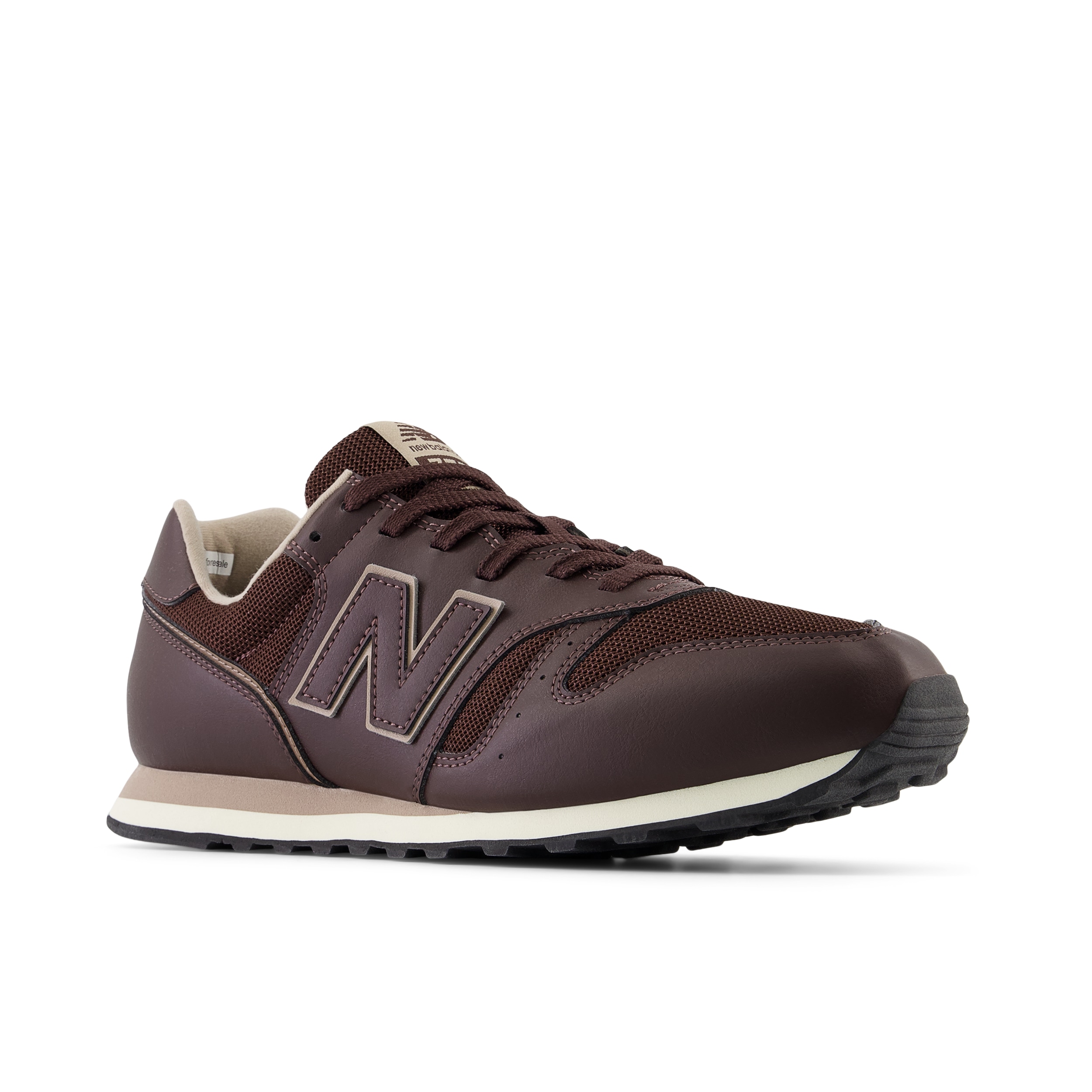 Sneaker NEW BALANCE "373", Damen, Gr. 47,5, schwarz coffee, Synthetik, Textil, Schuhe Sneaker