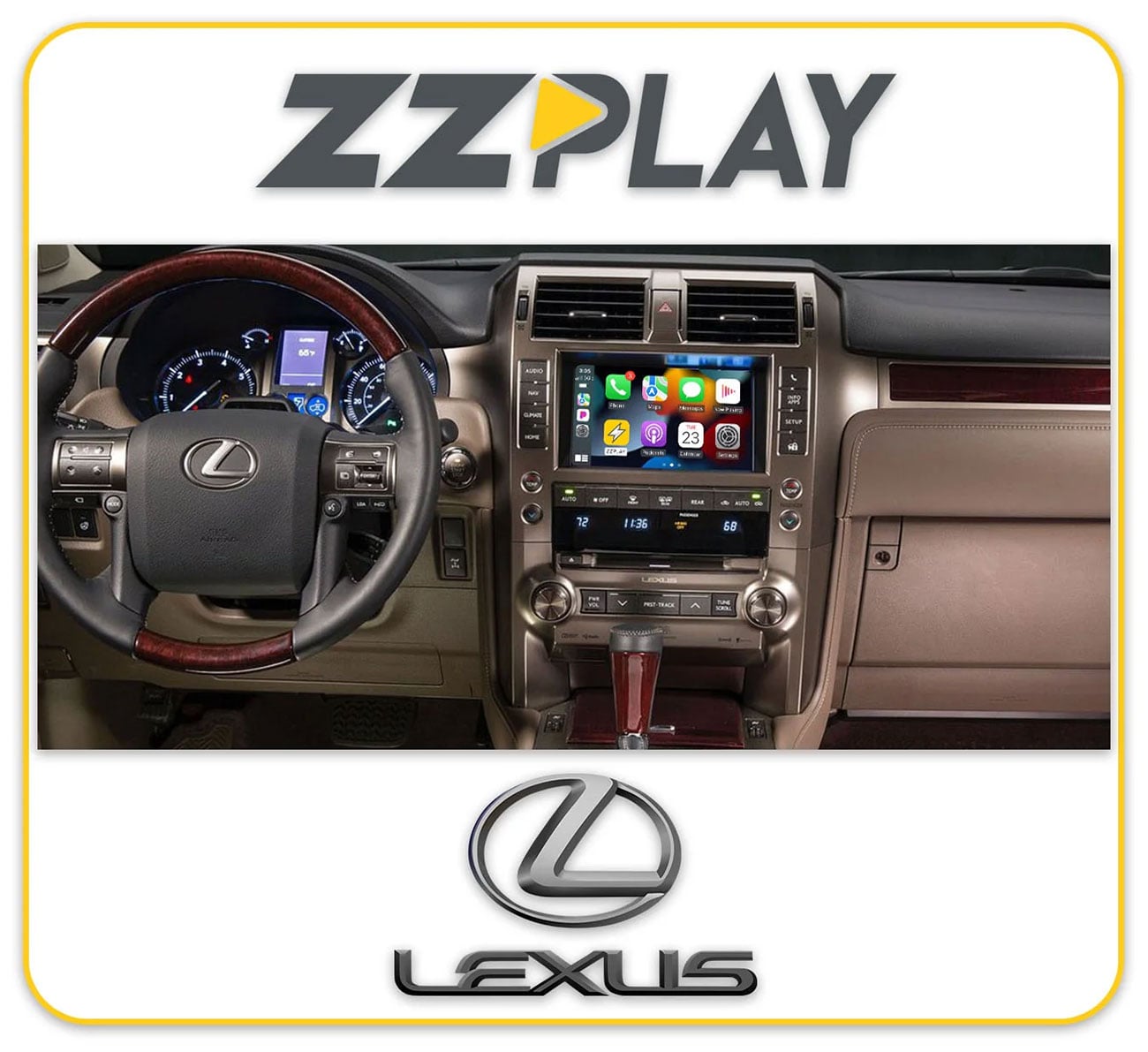 ZZ-2 Wireless CarPlay/Android Auto Interface For Select Lexus Vehicles