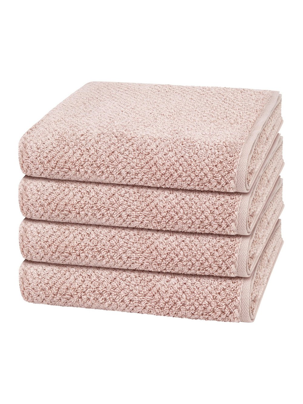 Cawö Handtuchset 4-teilig Damen rosa, ONE SIZE Image