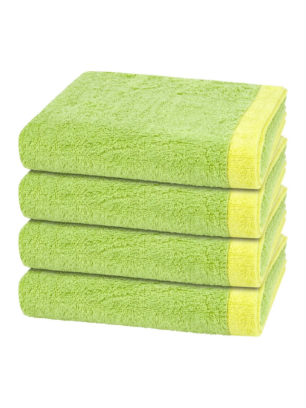 Cawö Handtuchset 4-teilig Damen grün, ONE SIZE Image