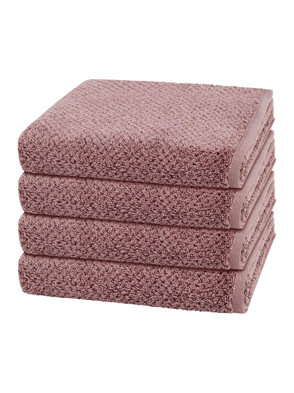 Cawö Handtuchset 4-teilig Damen rot, ONE SIZE Image