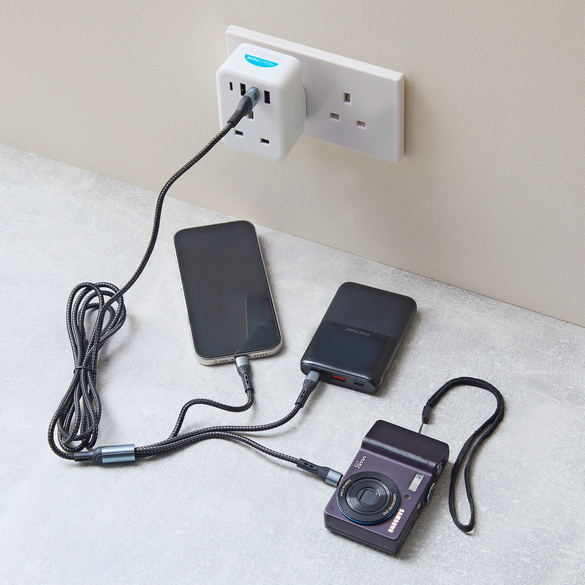 USB-Ladekabel 3-in-1 3er-Set Bergström Image