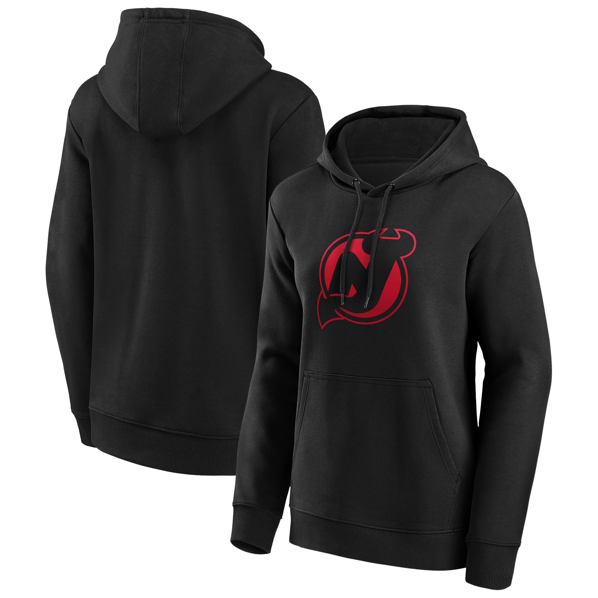 New Jersey Devils Fanatics Branded Mono Logo Graphic Hoodie – Damen